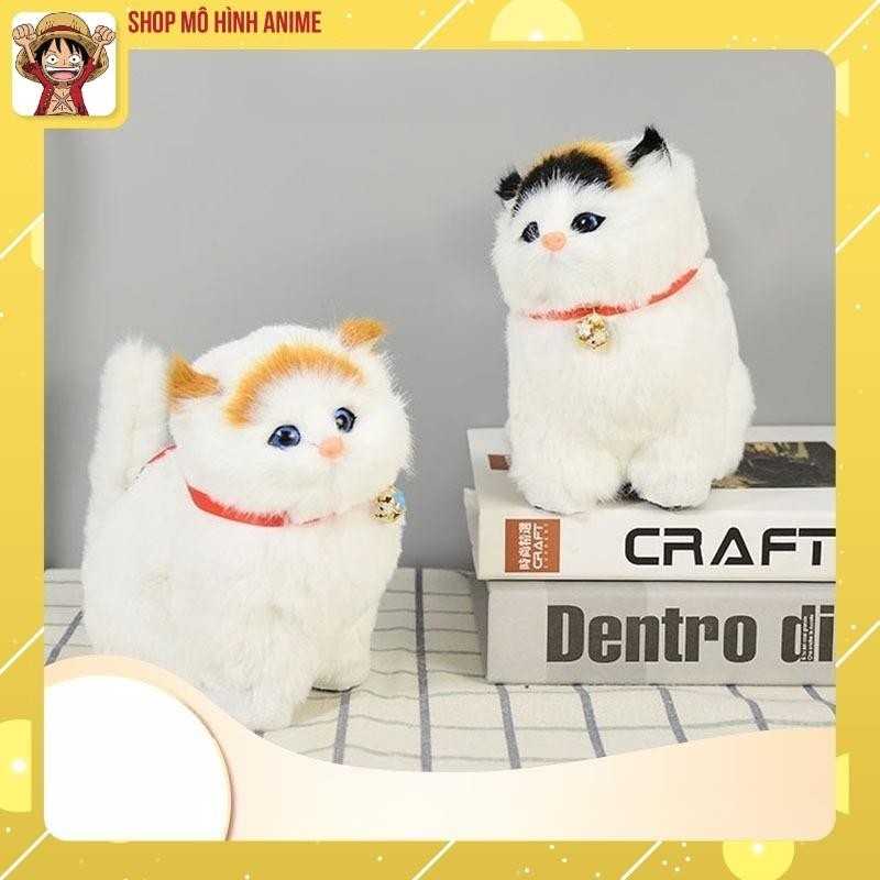 Mô Hình Gấu Bông Mèo Con Xinh Đẹp, Đa Dạng Màu Sắc, Decor Trang Trí Phòng Làm Việc, Phòng Ngủ, Quà Tặng Sáng Tạo