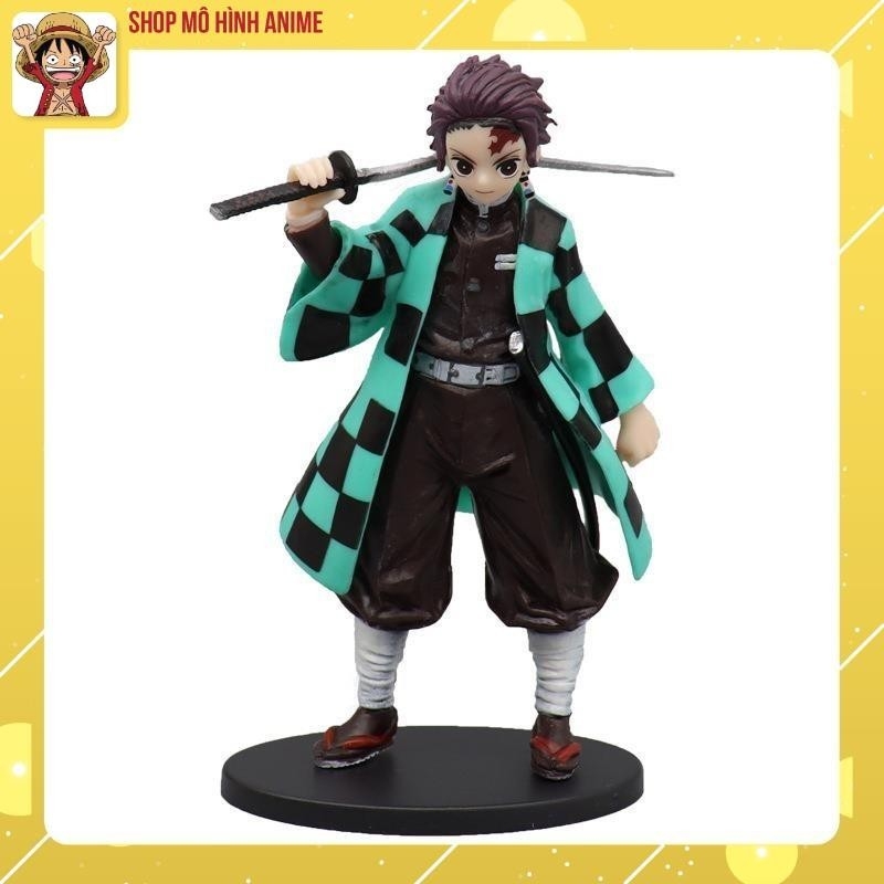 Mô Hình Thanh Gươm Diệt Quỷ , Tanjirou , Nezuko , Zenitsu , Inosuke , Giyuu - Figure Kimetsu No Yaiba, Cao 18-20cm