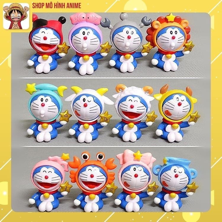 Bộ 12 Mô Hình Nhân Vật Doraemon Tượng Trưng 12 Chòm Sao, Mô Hình Decor  Trang Trí, Bộ Sưu Tập Nhân Vật Yêu Thích