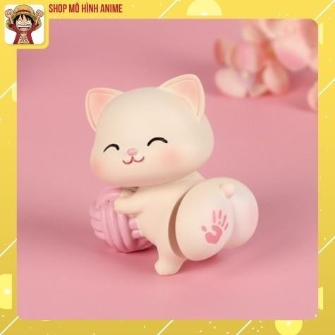 Mô Hình Thú Lắc Mông Cún Mèo Heo Chim,trưng  bày ô tô, tiểu cảnh, bày bàn học, tủ sách, trang trí shop