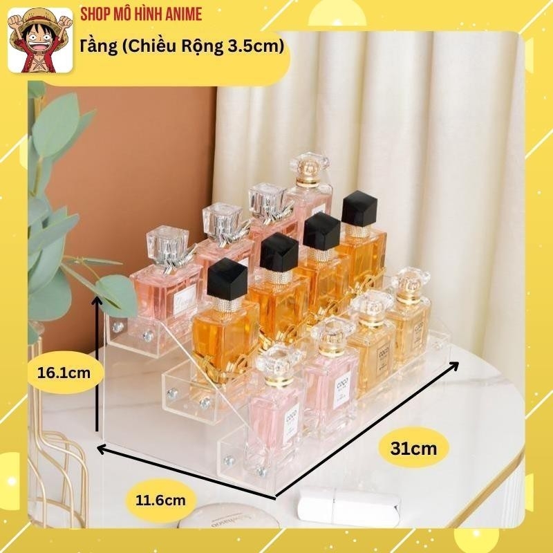 Kệ Mica Trưng Bày Sơn Móng Tay, Kệ Đựng Đồ Nail Mi Móng, Đựng Đồ Son Môi, Nước Hoa, Mỹ Phẩm, Sắp Xếp Đồ Gọn Gàng