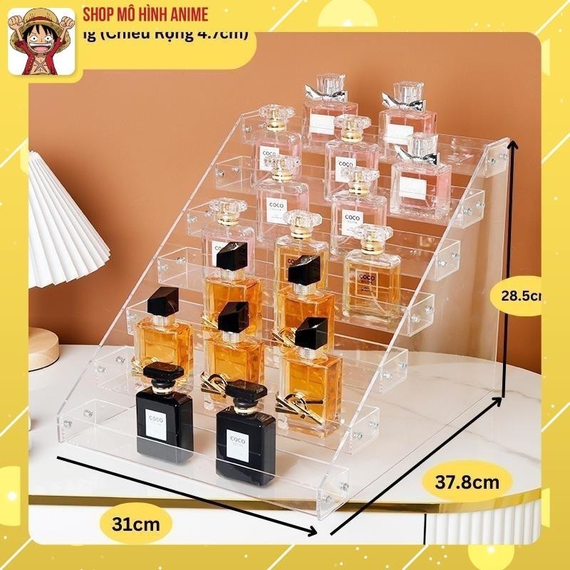 Kệ Mica Trưng Bày Sơn Móng Tay, Kệ Đựng Đồ Nail Mi Móng, Đựng Đồ Son Môi, Nước Hoa, Mỹ Phẩm, Sắp Xếp Đồ Gọn Gàng