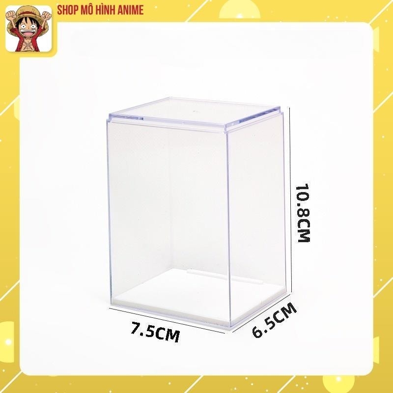 Hộp Trưng Bày Acrylic Trong Suốt, Tủ Đựng Mô Hình Pop Mart,  Chống Bám Bụi, Bảo Quản Mô Hình Nhân Vật Yêu Thích