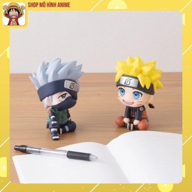 Mô Hình 2 Nhân Vật  Naruto, Kakashi ChiBi Siêu Đẹp, Cao 7cm, Mô Hình Decor Trang Trí Bàn Học, Bộ Sưu Tập Nhân Vật