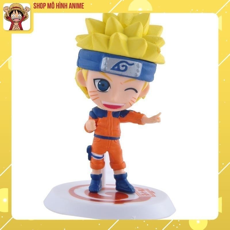 Mô Hình Naruto, Kakashi, Sasuke Chibi, Decor Trang Trí Phòng Học, Bộ Sưu Tập Mô Hình - Cao 5-7 cm - Tượng Figure Naruto