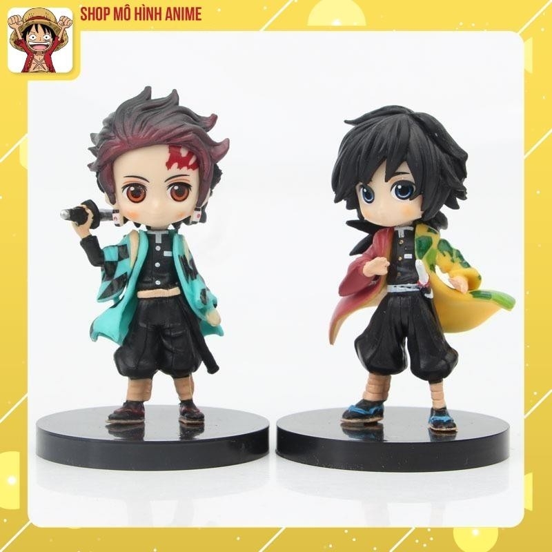 Mô Hình Thanh Gươm Diệt Quỷ  Tanjirou , Nezuko , Zenitsu , Inosuke, ChiBi Cao 8cm, Decor Trang Trí, Bộ Sưu Tập Nhân Vật