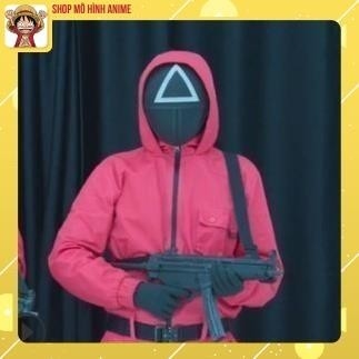 Mặt Nạ Boss Quản Trị Viên Trong Squid Game,Trò Chơi Con Mực,Mặt Nạ Halloween, Đồ Chơi Hóa Trang Cho Bé