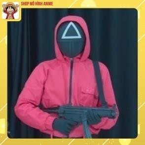 Mặt Nạ Boss Quản Trị Viên Trong Squid Game,Trò Chơi Con Mực,Mặt Nạ Halloween, Đồ Chơi Hóa Trang Cho Bé
