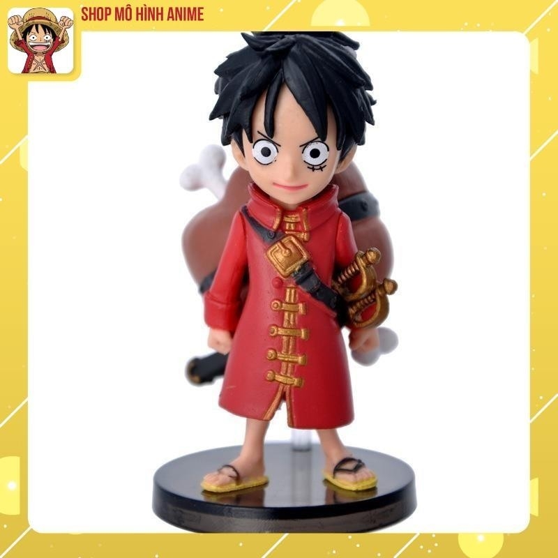 Bộ 9 Mô Hình One Piece Băng Hải Tặc Mũ Rơm, 9 Nhân Vật Team Luffy - Mô Hình Decor Trang Trí, Figure Tượng One Piece