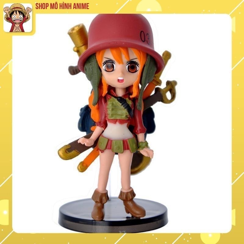 Bộ 9 Mô Hình One Piece Băng Hải Tặc Mũ Rơm, 9 Nhân Vật Team Luffy - Mô Hình Decor Trang Trí, Figure Tượng One Piece