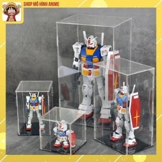 Hộp Mica Trong Suốt Trưng Bày Mô Hình Kích Thước Lớn 60cm, Chống Bụi Chống Nước, Bảo Quản Đồ Vật Sạch Sẽ