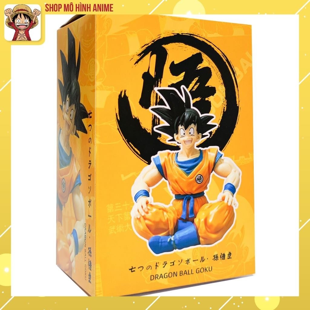 Mô Hình Dragon Ball, 7 Viên Ngọc Rồng, Goku Áo Cam Ngồi Cao 11cm, Mô Hình Decor Trang Trí, Bộ Sưu Tập Nhân Vật Yêu Thích