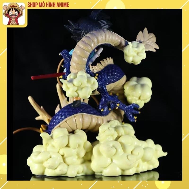 Mô Hình Dragon Ball, Goku Cưỡi Rồng Cao 13cm, Decor Trang Trí, Bộ Sưu Tập Nhân Vật, Tượng Anime