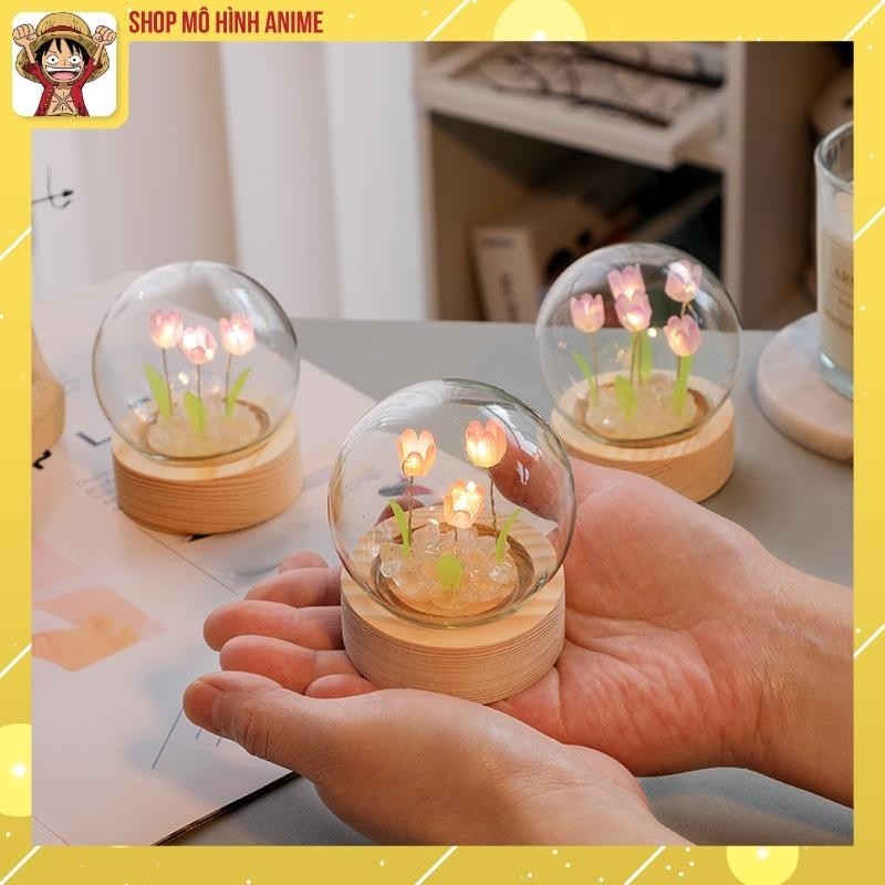 Đèn Ngủ Hoa Tulip, Đèn Decor, Đồ Decor Trang Trí Thủ Công Diy, Quà Tặng Sinh Nhật, Người Thân, Dịp Lễ Đặc Biệt