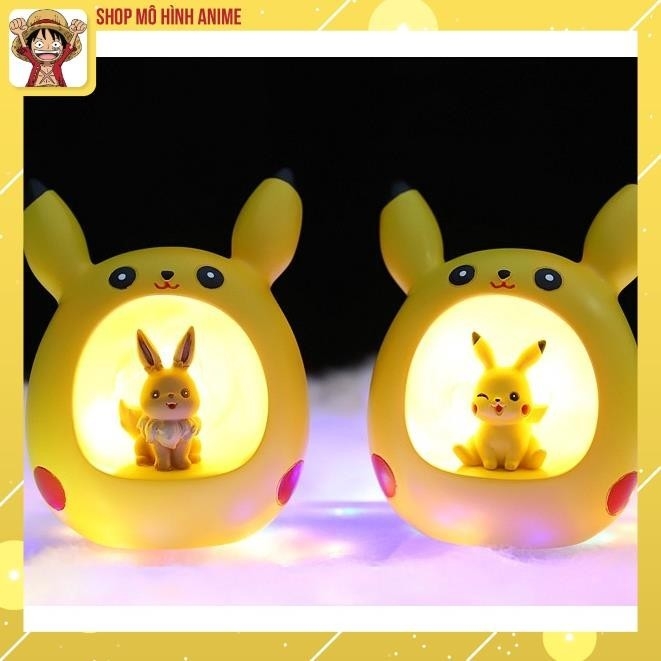 Đèn Ngủ Pikachu, Pokemon, Phát Sáng Ban Đêm Siêu Dễ Thương, Decor Trang Trí, Góc Học Tập Cho Bé, Quà Tặng Sinh Nhật