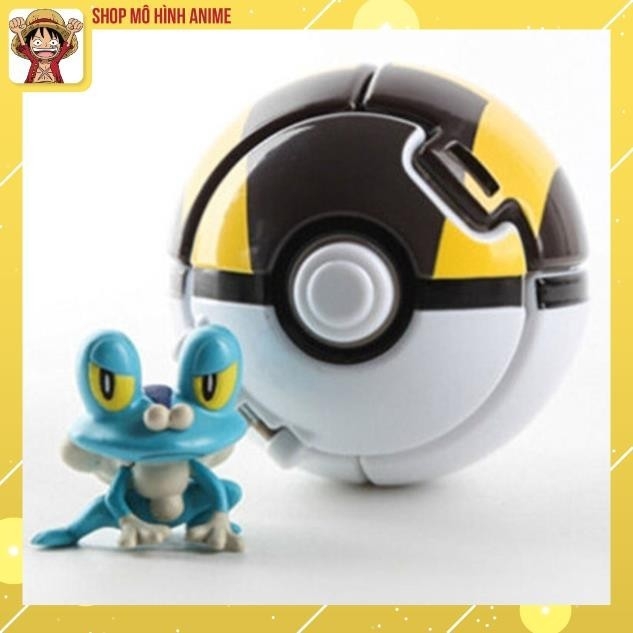 Mô Hình 4 Quả Cầu Pokemon, Tự Động Ném Thú, Đồ Chơi Giải Trí, Bộ Sưu Tập Nhân Vật Cho Bé