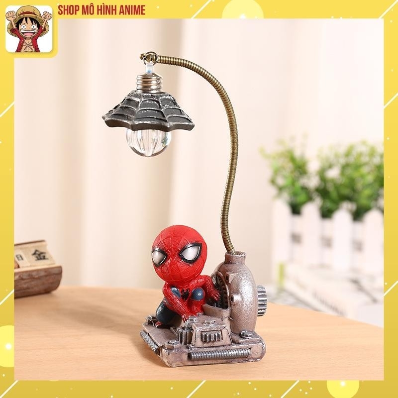 Đèn Ngủ Nhân Vật Người Nhện Spider Man, Marvel Ngộ Nghĩnh, Cao 18cm, Đèn Decor Trang Trí, Quà Tặng Sinh Nhật, Lưu Niệm