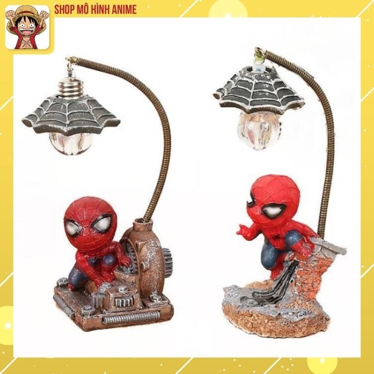Đèn Ngủ Nhân Vật Người Nhện Spider Man, Marvel Ngộ Nghĩnh, Cao 18cm, Đèn Decor Trang Trí, Quà Tặng Sinh Nhật, Lưu Niệm