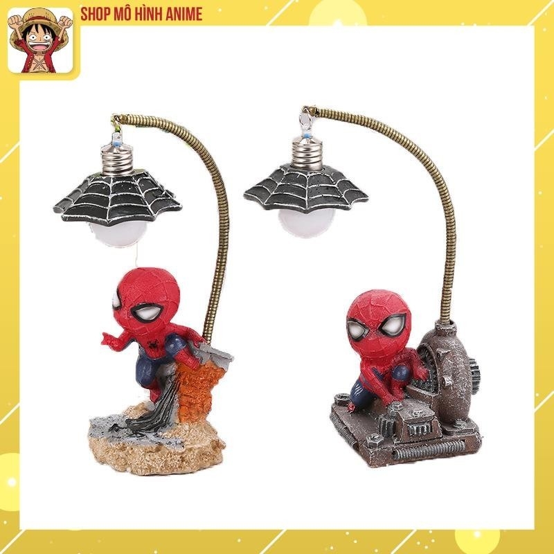 Đèn Ngủ Nhân Vật Người Nhện Spider Man, Marvel Ngộ Nghĩnh, Cao 18cm, Đèn Decor Trang Trí, Quà Tặng Sinh Nhật, Lưu Niệm
