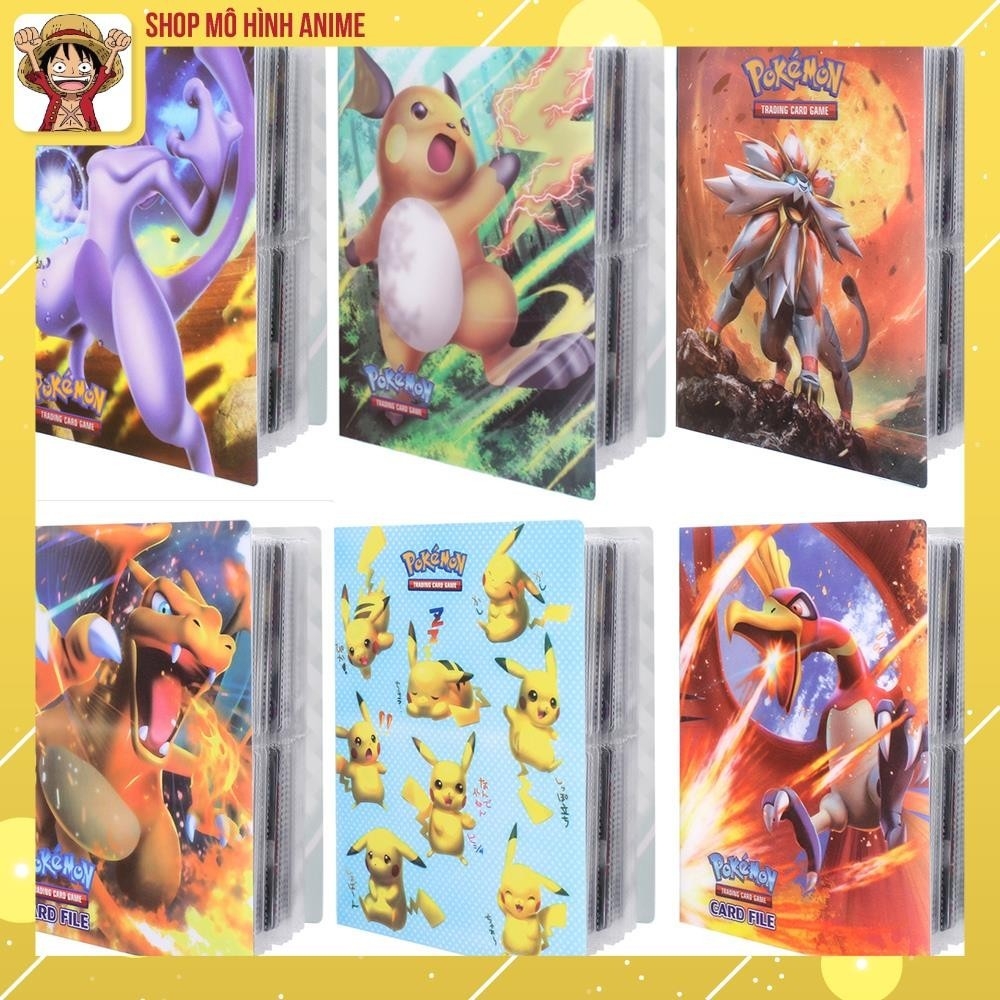 Combo Thẻ Bài Pokemon, Sách Đựng Thẻ Bài Cao Cấp, Đồ Chơi, Bộ Sưu Tập Nhân Vật Yêu Thích Dành Cho Bé