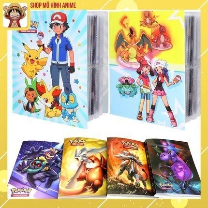 Combo Thẻ Bài Pokemon, Sách Đựng Thẻ Bài Cao Cấp, Đồ Chơi, Bộ Sưu Tập Nhân Vật Yêu Thích Dành Cho Bé