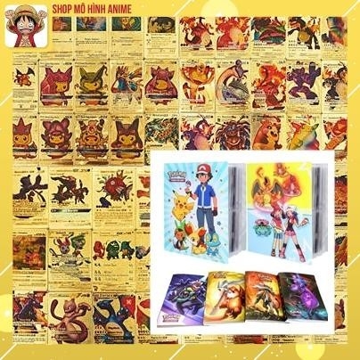 Combo Thẻ Bài Pokemon, Sách Đựng Thẻ Bài Cao Cấp, Đồ Chơi, Bộ Sưu Tập Nhân Vật Yêu Thích Dành Cho Bé