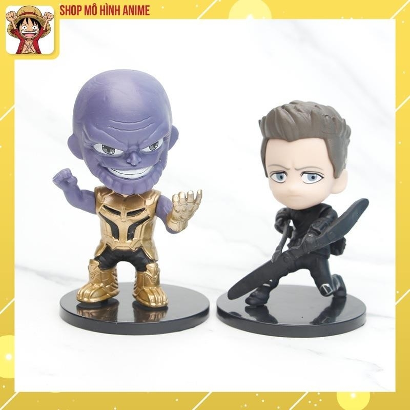 Bộ 6 Mô Hình New Avengers, Các Nhân Vật Siêu Anh Hùng, Cao 10cm, Trang Trí Decor Phòng Làm Việc, Quà Tặng Sinh Nhật