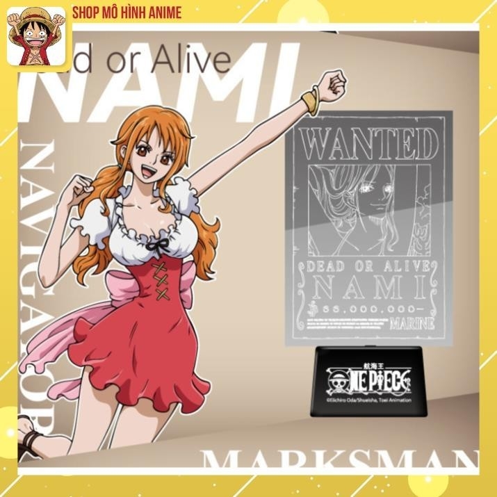 Thẻ Wanted One Piece Poster Chính Hãng, Truy Nã Anime One Piece, Hộp Mù Ngẫu Nhiên Có Đèn Có Đèn Led, Bộ Sưu Tập