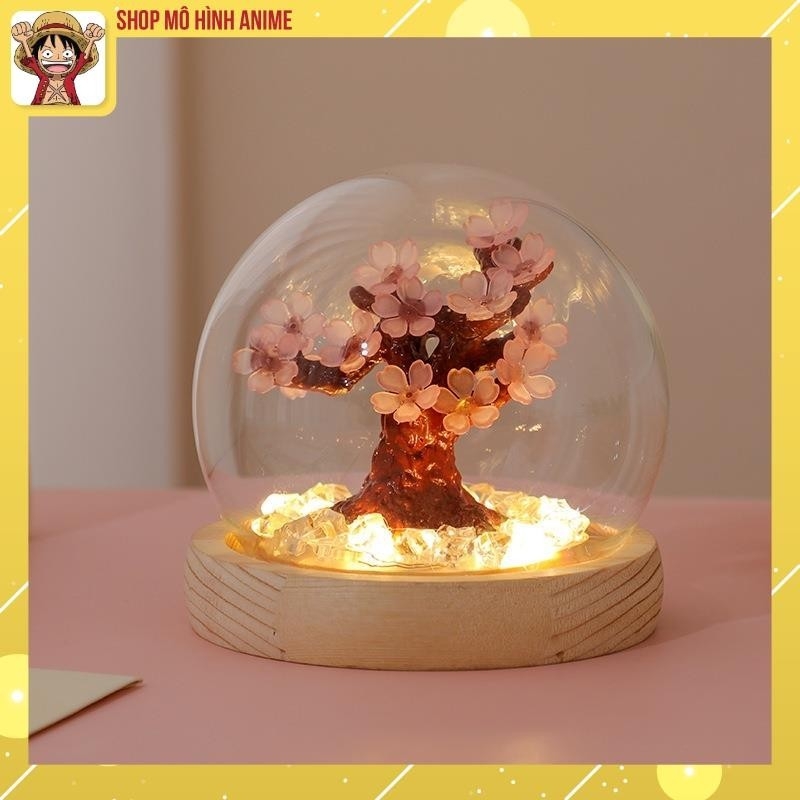 Đèn Ngủ, Đèn Trang Trí Hoa Anh Đào Handmade DIY Sáng Tạo, Decor Trang Trí Tết, Năm Mới, Quà Tặng Cho Bạn Bè, Người Thân