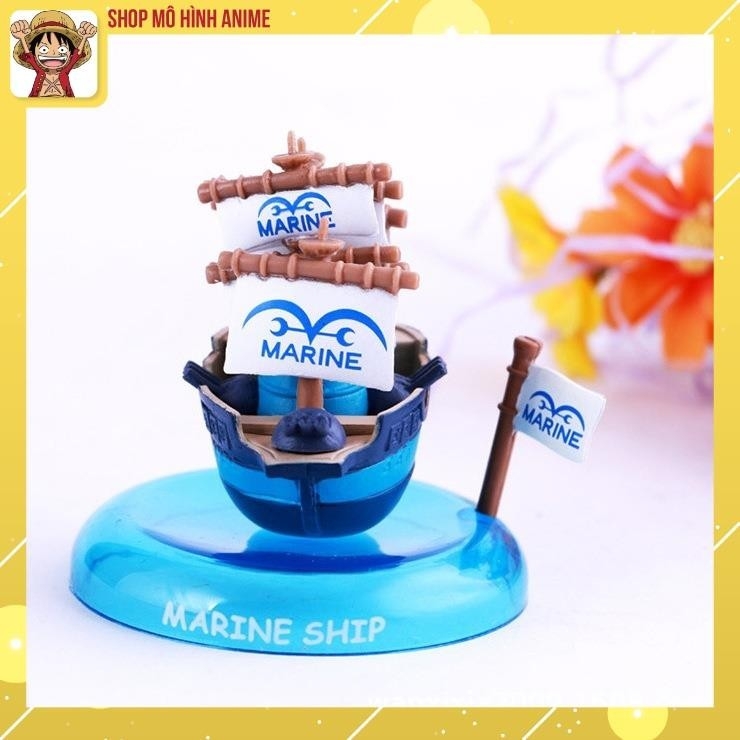 Bộ 6 Mô Hình Tàu Cướp Biển OnePiece, Thuyền Thousand Sunny, Mô Hình Decor Trang Trí, Bộ Sưu Tập Nhân Vật