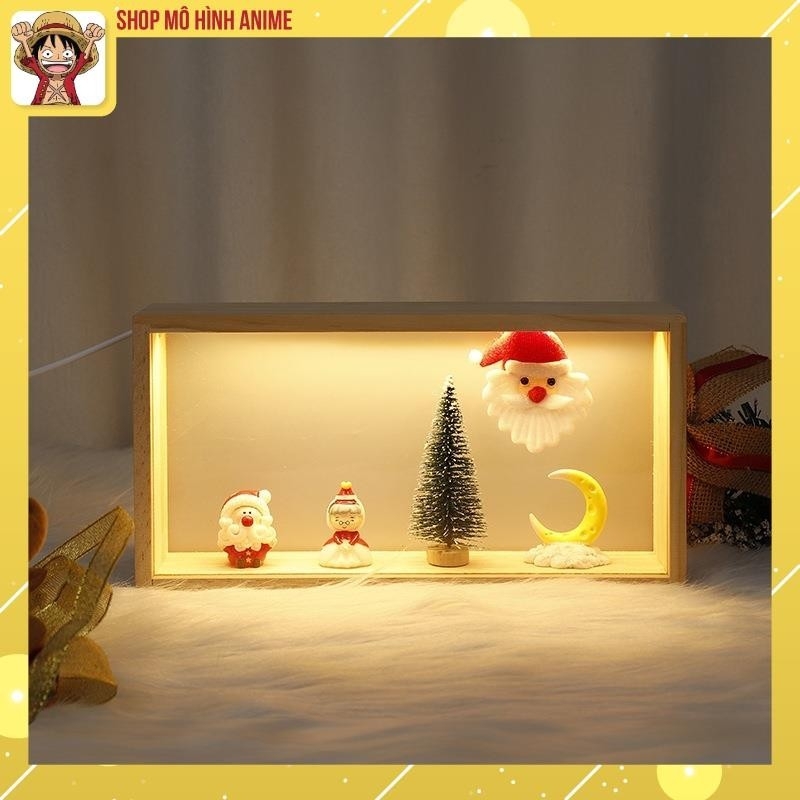 Quà Tặng Giáng Sinh, Noel Phát Sáng Khung Ảnh, Đèn USB Để Bàn Trang Trí Sinh Nhật Sáng Tạo DIY, Thích Hợp Làm Quà Tặng