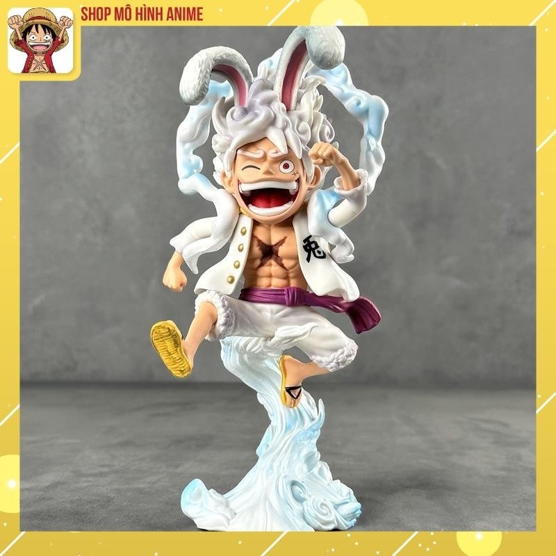 Mô Hình One Piece, Luffy Nika Gear 5 Thỏ Siêu Dễ Thương, Cao 23cm Full Box, Mô Hình Cao Cấp, Decor, Bộ Sưu Tập Nhân Vật