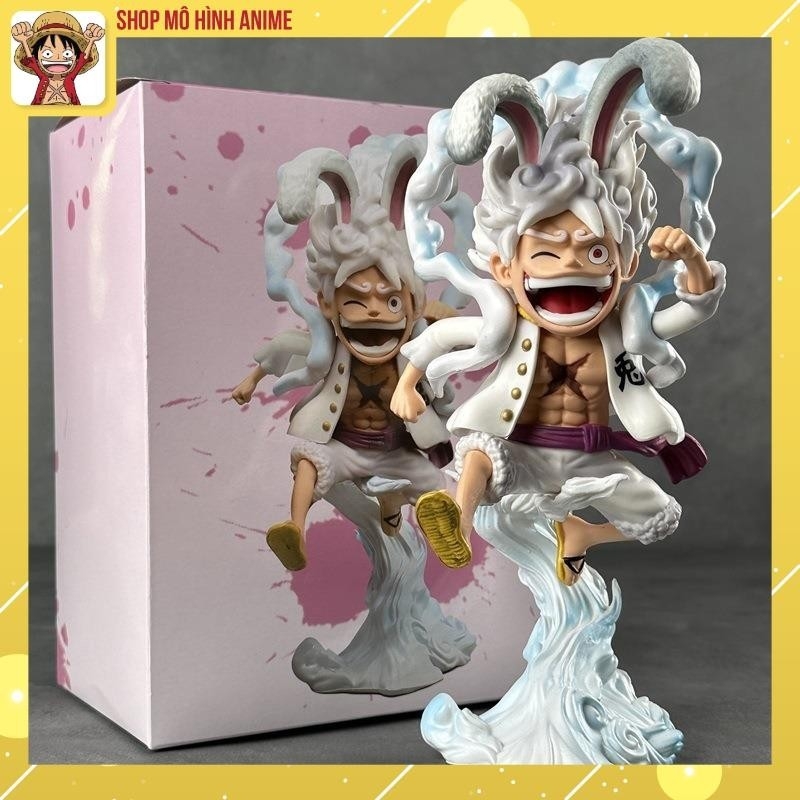 Mô Hình One Piece, Luffy Nika Gear 5 Thỏ Siêu Dễ Thương, Cao 23cm Full Box, Mô Hình Cao Cấp, Decor, Bộ Sưu Tập Nhân Vật