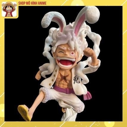 Mô Hình One Piece, Luffy Nika Gear 5 Thỏ Siêu Dễ Thương, Cao 23cm Full Box, Mô Hình Cao Cấp, Decor, Bộ Sưu Tập Nhân Vật