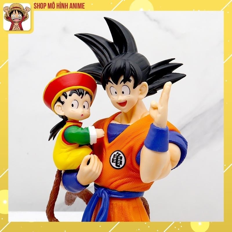 Mô Hình 7 Viên Ngọc Rồng, Dragon Ball Super Saiyan Cha Và Con, Mô Hình Cao 30cm, Full Box, Decor Trang Trí, Bộ Sưu Tập
