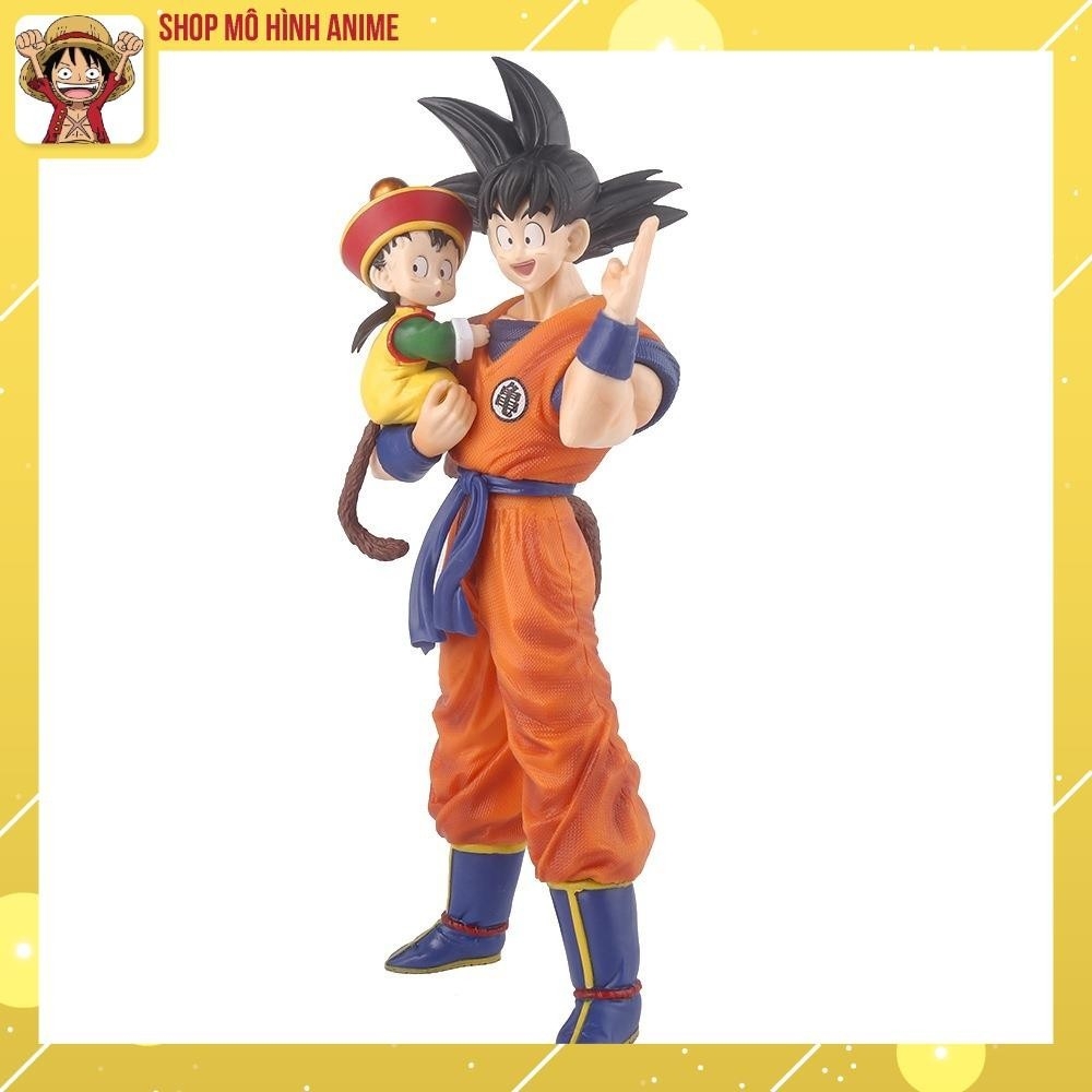 Mô Hình 7 Viên Ngọc Rồng, Dragon Ball Super Saiyan Cha Và Con, Mô Hình Cao 30cm, Full Box, Decor Trang Trí, Bộ Sưu Tập