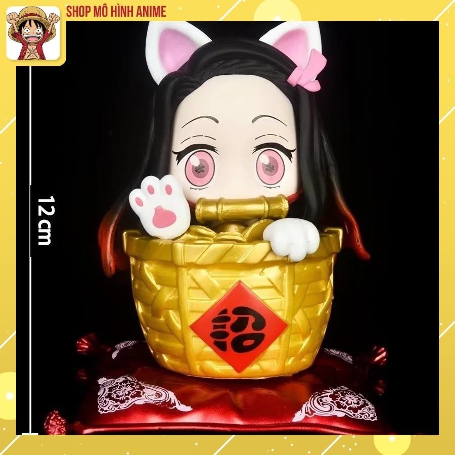 Mô Hình Nhân Vật  Kamado Nezuko, Trong Bộ Truyện Tranh Thanh Gươm Diệt Quỷ, Mô Hình Cao 12cm, Thích Hợp Decor, Sưu Tầm