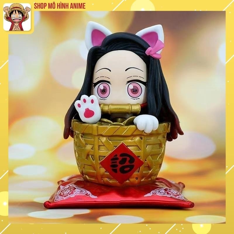 Mô Hình Nhân Vật  Kamado Nezuko, Trong Bộ Truyện Tranh Thanh Gươm Diệt Quỷ, Mô Hình Cao 12cm, Thích Hợp Decor, Sưu Tầm