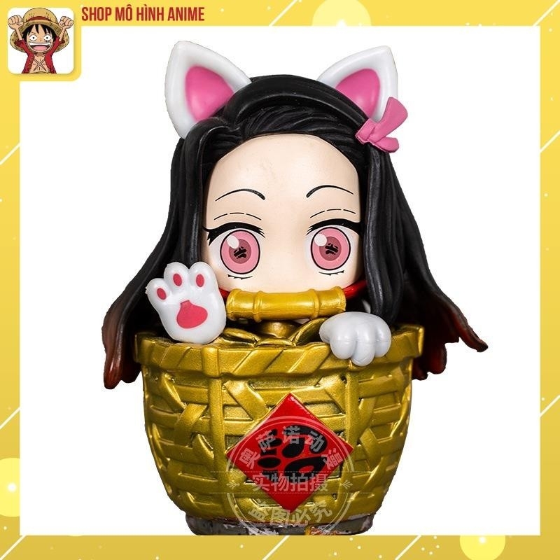 Mô Hình Nhân Vật  Kamado Nezuko, Trong Bộ Truyện Tranh Thanh Gươm Diệt Quỷ, Mô Hình Cao 12cm, Thích Hợp Decor, Sưu Tầm