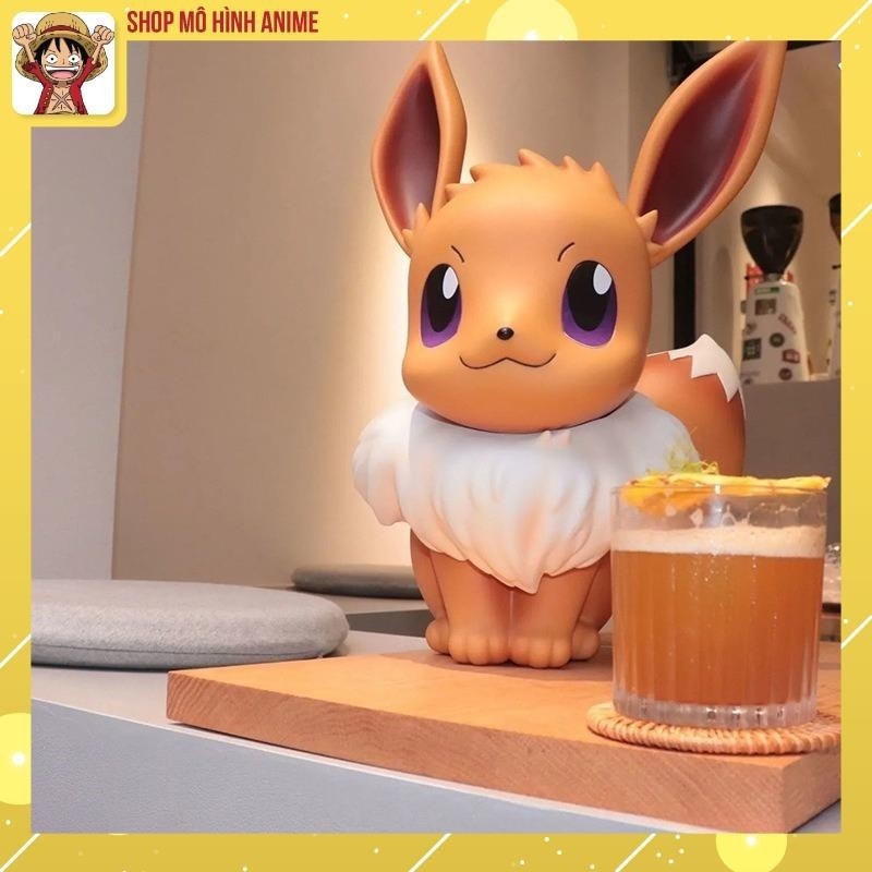 Mô Hình Pokemon Nhân Vật Eevui, Cao 43 Cm, Kích Thước Tỉ Lệ 1:1, Full Box Bộ Sưu Tập Nhân Vật, Decor, Quà Tặng Cho Bé