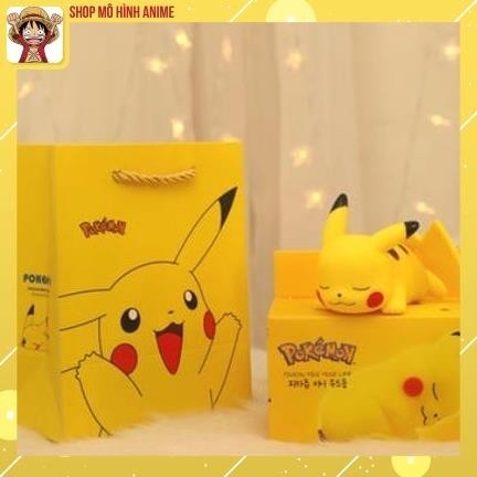 Đèn Ngủ Pikachu, Pokemon Siêu Cute, Trang Trí Decor Phòng Ngủ, Góc Làm Việc - Quà Tặng