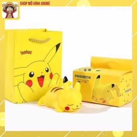 Đèn Ngủ Pikachu, Pokemon Siêu Cute, Trang Trí Decor Phòng Ngủ, Góc Làm Việc - Quà Tặng