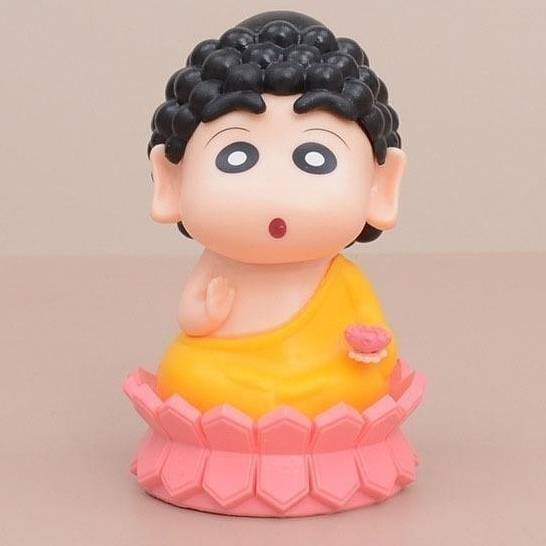 Mô Hình Phật Như Lai Shin Cậu Bé Bút Chì Cao 8cm,Đáng Yêu, Mô Hình Decor Trang Trí, Bộ Sưu Tập Nhân Vật