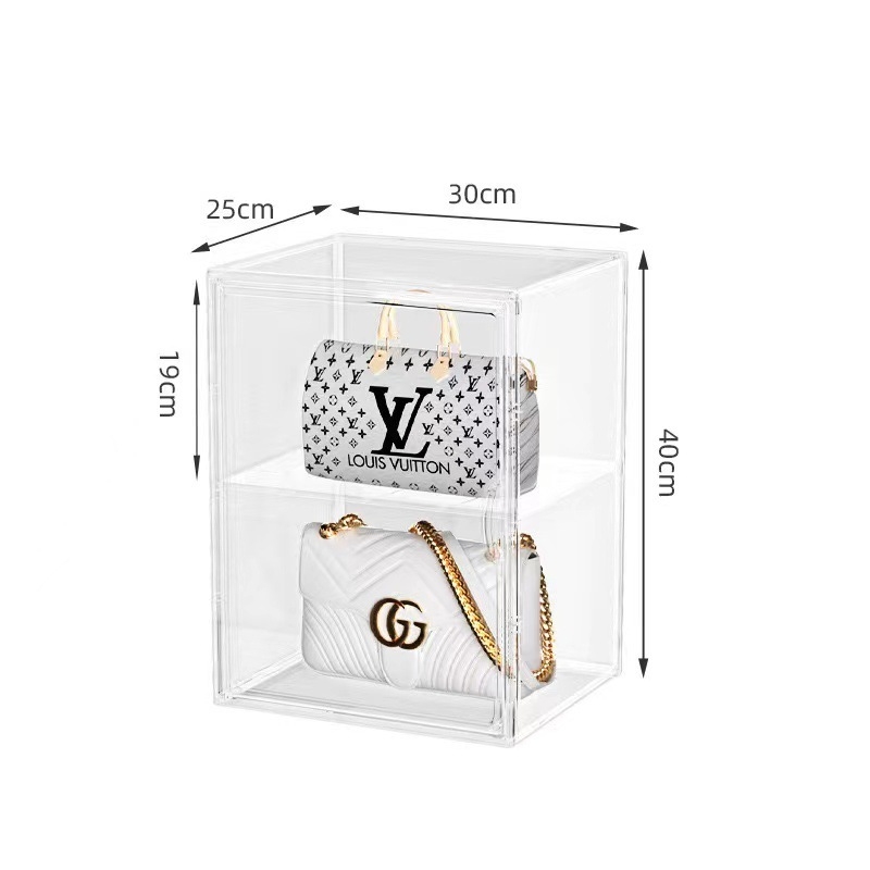 Hộp Đựng Trong Suốt Acrylic Lưu Trữ Nước Hoa, Mỹ Phẩm, Trưng Bày Mô Hình Pop Mart, Chống Bụi, Bảo Quản Sạch Sẽ