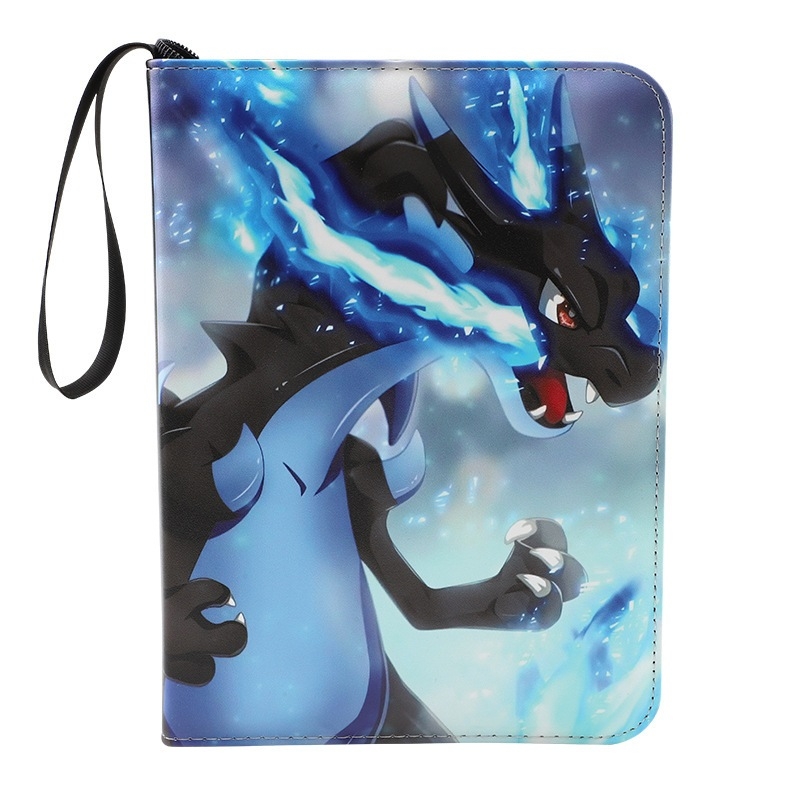 Sách Đựng Bộ Sưu Tập Thẻ Bài Pokemon , Khe Đựng 400 Thẻ TCG, Túi Da Cao Cấp, Bộ Sưu Tập Cho Bé