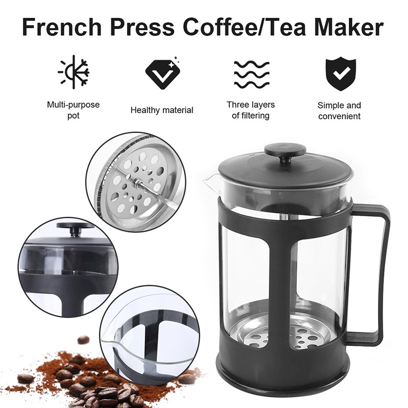 Bình pha trà cafe French Press - BEE018
