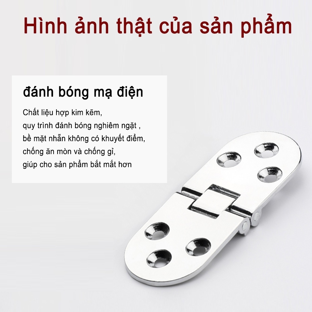 Bản lề gấp, khung bằng hợp kim kẽm - BEE028