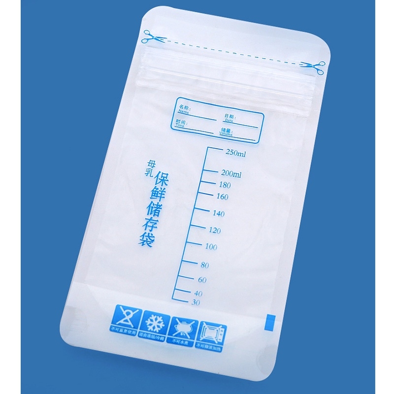 Combo 30 túi trữ đông sữa 250ml cho mẹ bỉm sữa - BEE032