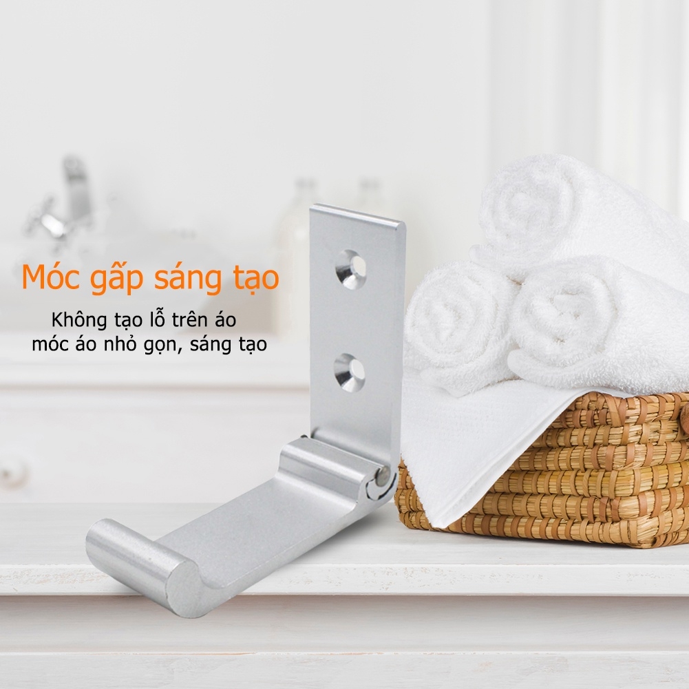 Móc áo khoác, khăn,… nhôm móc tường treo - BEE033