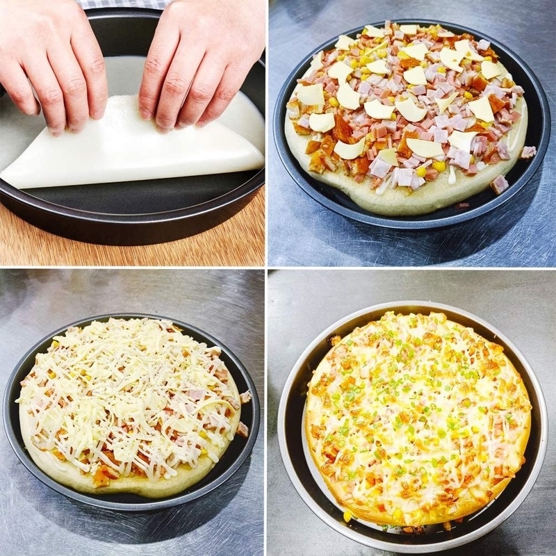 Khuôn Nướng Bánh Pizza Bằng Thép Cacbon Chống Dính -  BEE037